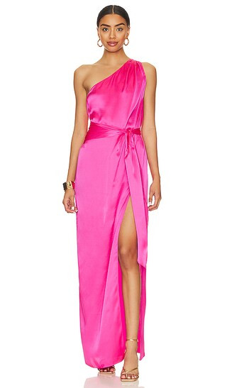 x REVOLVE Delmar Gown In Cerise | Revolve Clothing (Global)