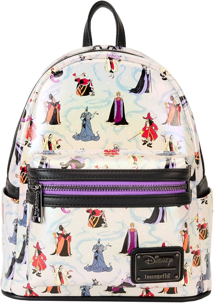 Loungefly Disney Villains Iridescent Mini Backpack | Amazon (US)