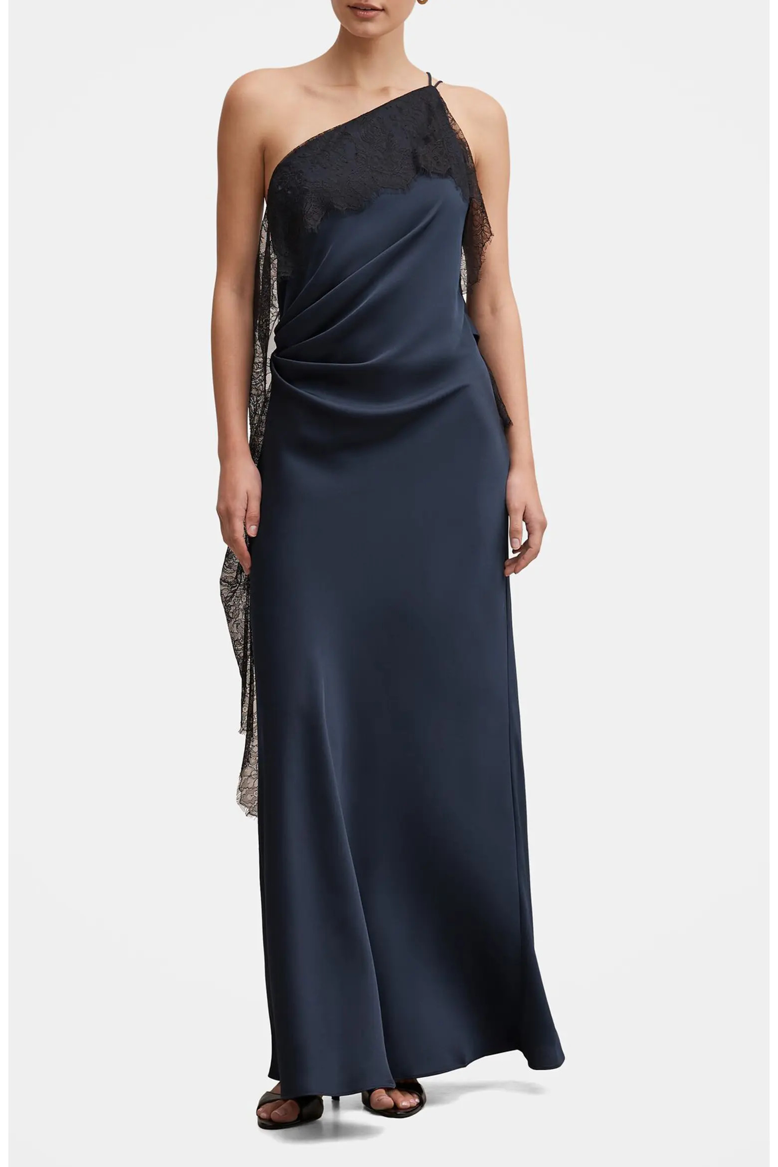 Ever New Sylvie Asymmetric Satin Gown (Women) | Nordstrom | Nordstrom