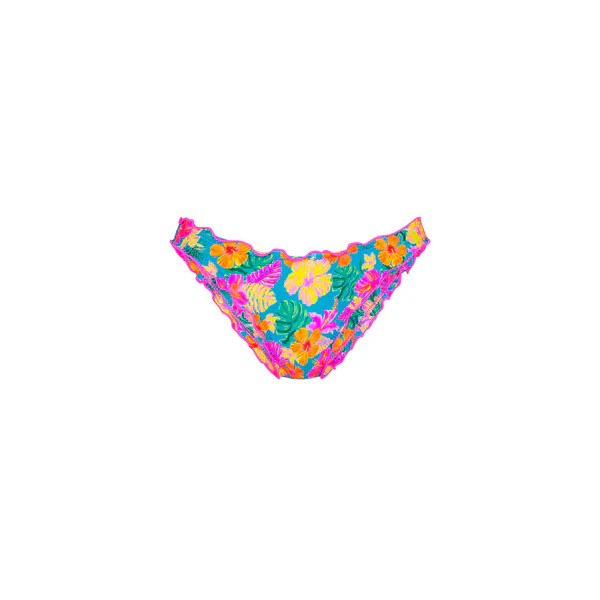 Lettuce Edge Full Coverage Bikini Bottom - Paradise Pop | Kulani Kinis US