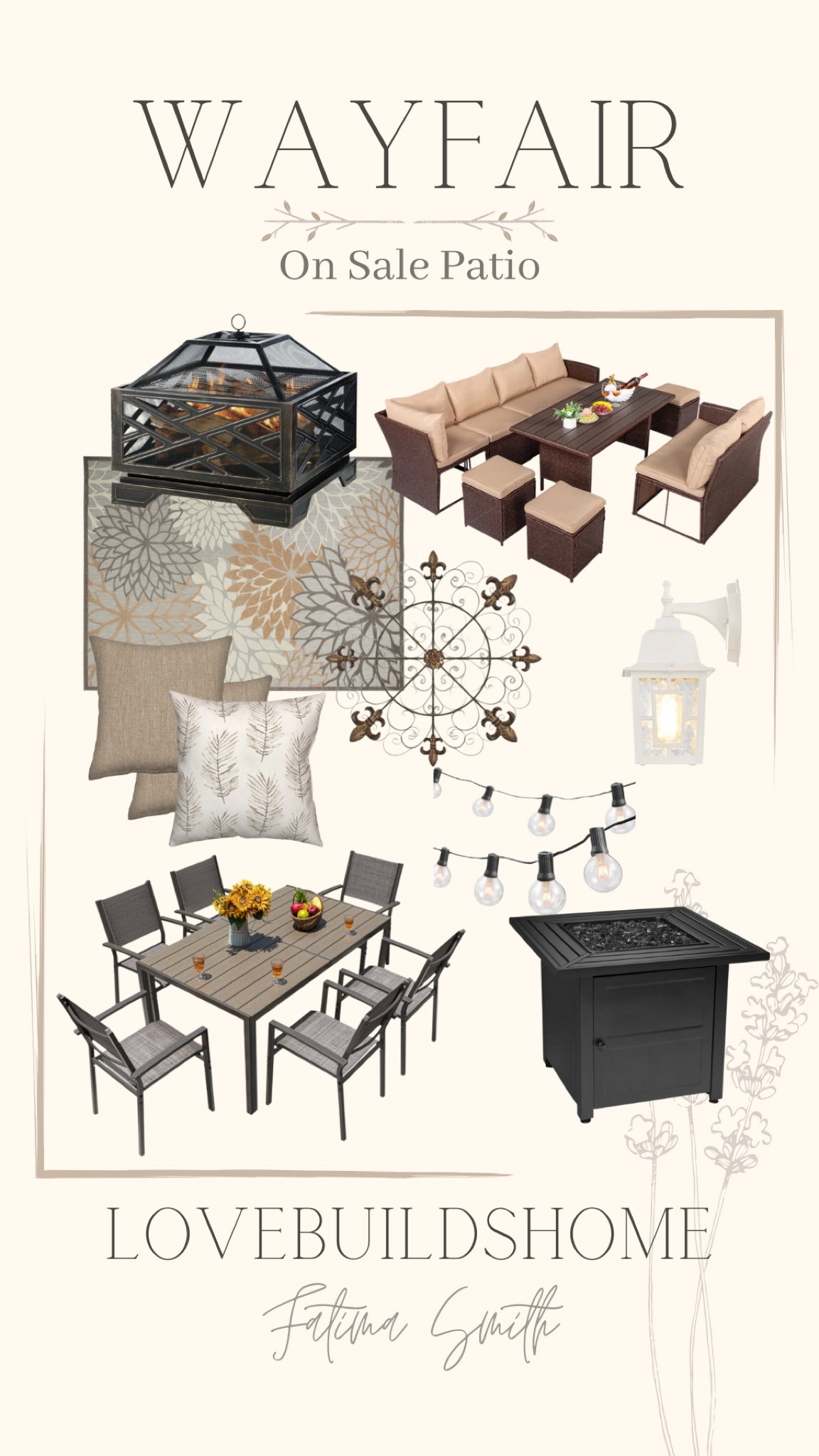 @Wayfair has plenty of on sale items right now, including these patio items! Get ready for the warmer weather and to lounge outside with these new additions to your outdoor space!

|Wayfair|Wayfair patio|Wayfair furniture|home decor|home|furniture|patio decor|patio furniture|patio|Spring|Summer|

#LTKFind #LTKSeasonal #LTKhome