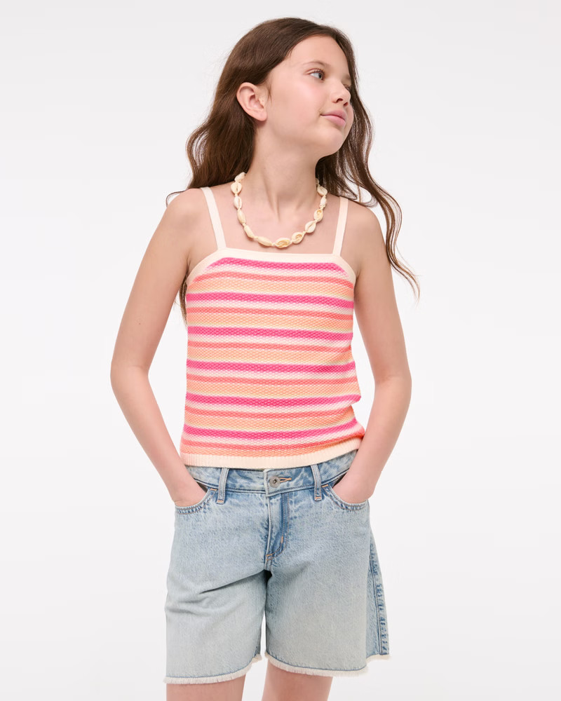 girls sweater tank | girls tops | Abercrombie.com | Abercrombie & Fitch (US)