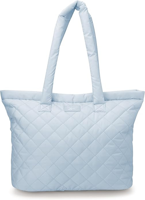 Reebok Womens Tote Bag - Lightweight Carry On Quilted Puffer Tote Bag for Travel, Work, Travel an... | Amazon (US)