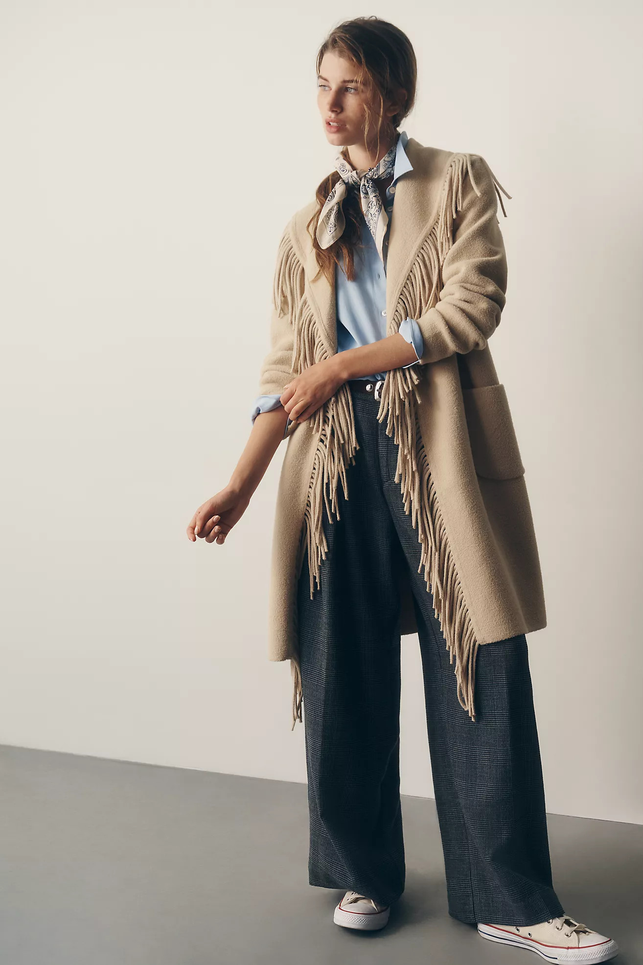 NVLT Eyelash Wrap Coatigan Sweater | Anthropologie (US)