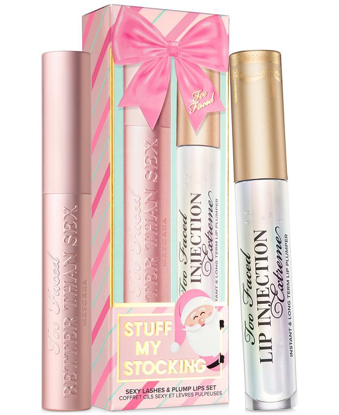 Too Faced 2-Pc. Stuff My Stocking Sexy Lashes & Plump Lips Set & Reviews - Makeup - Beauty - Macy... | Macys (US)