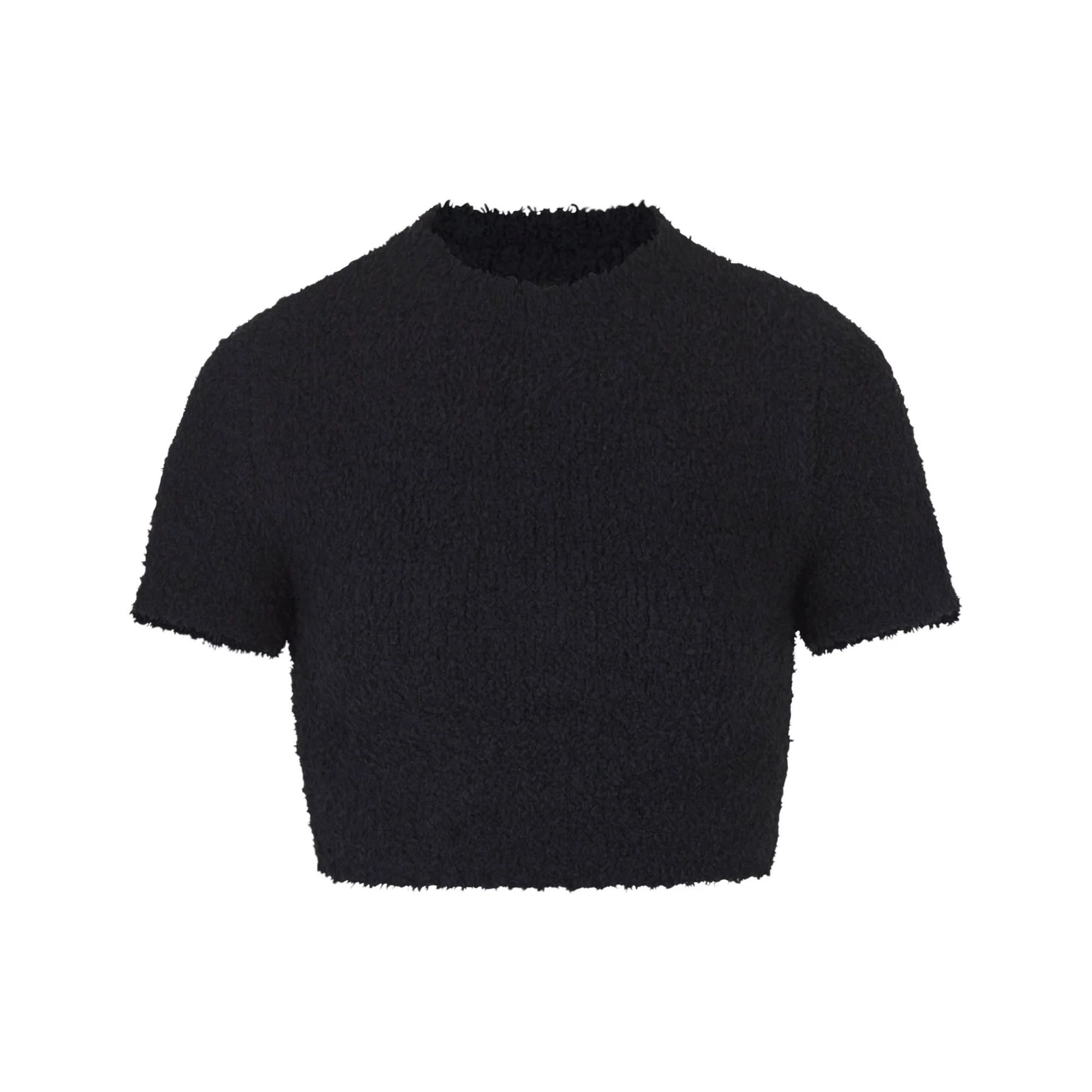 COZY KNIT CROPPED T-SHIRT | SKIMS (US)