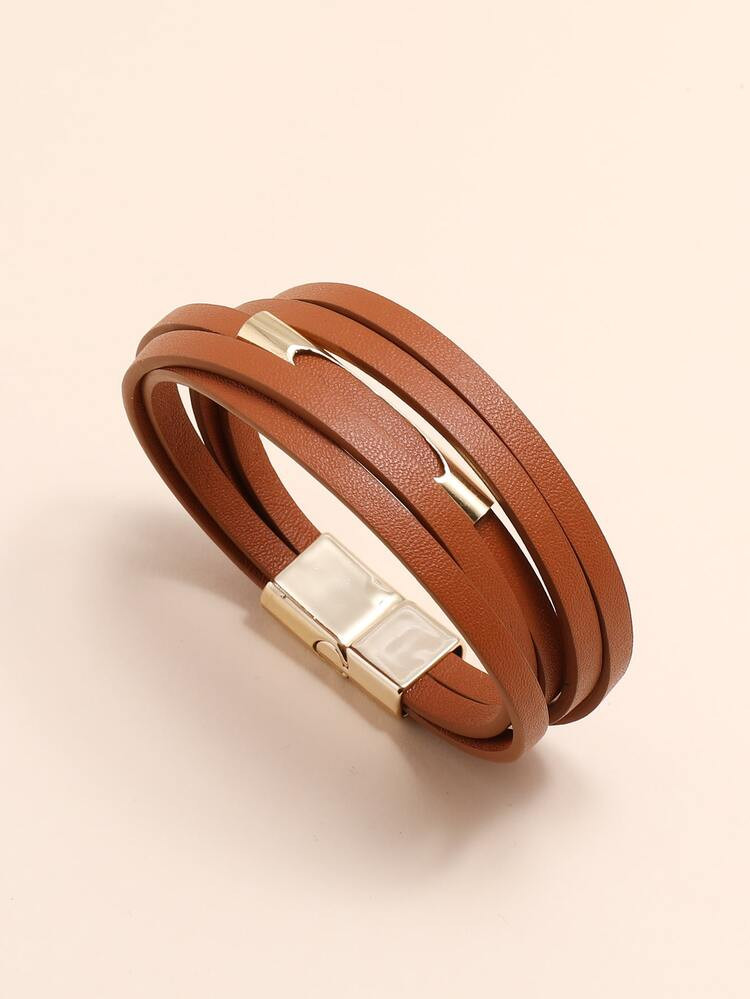 Metal Decor Layered Bracelet | SHEIN