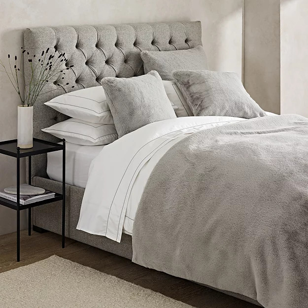 Super-Soft Faux-Fur Throw & Cushion Cover Collection
    
            
    
    
    
    
    
 ... | The White Company (UK)