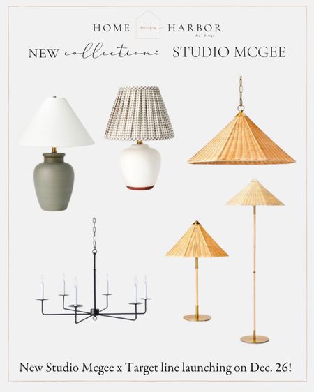 New lighting from the studio McGee collection at target available starting 12/26

#LTKhome