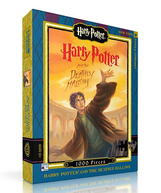New York Puzzle Company Puzzles - Harry Potter & the Deathly Hallows Cover 1,000-Piece Puzzle | Zulily