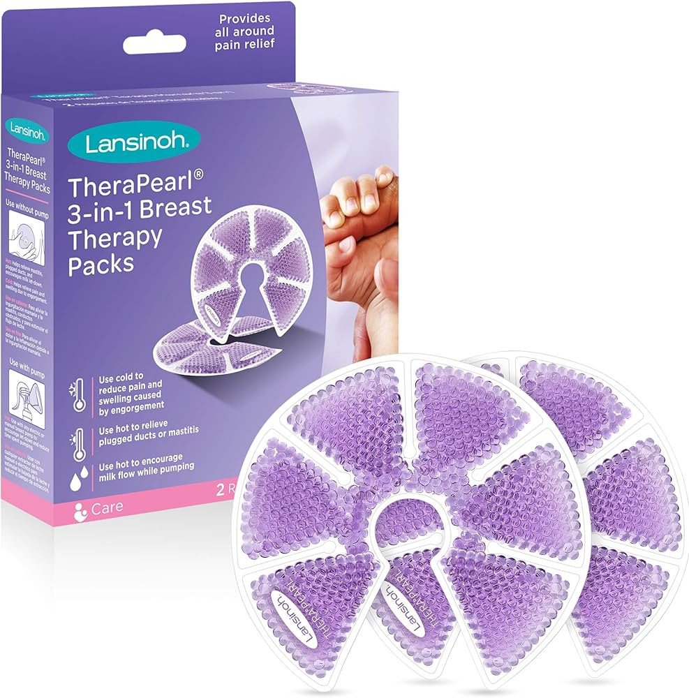 Lansinoh TheraPearl Breast Therapy Pack, Breastfeeding Essentials, 2 Count (Pack of 1) | Amazon (US)