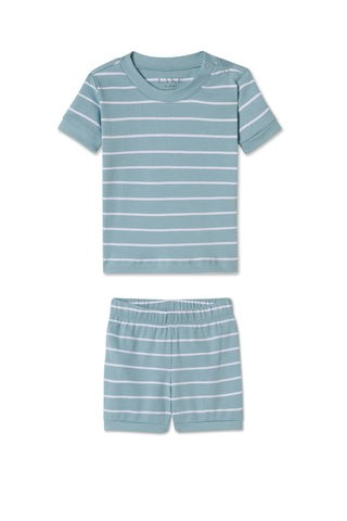 Baby Shorts Set in Chateau | LAKE Pajamas