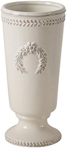 Ceramic vase White Vase Pottery Flower Vase, Decorative Vase Home Decor Living Room Office Place ... | Amazon (US)