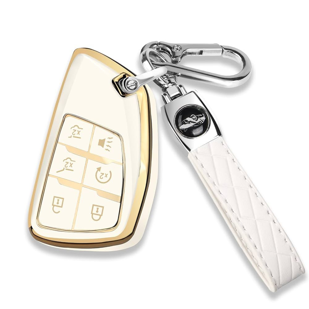 QBUC for Chevy Key Fob Cover with Keychain Soft TPU Protection Case Compatible with 2021-2026 Che... | Amazon (US)