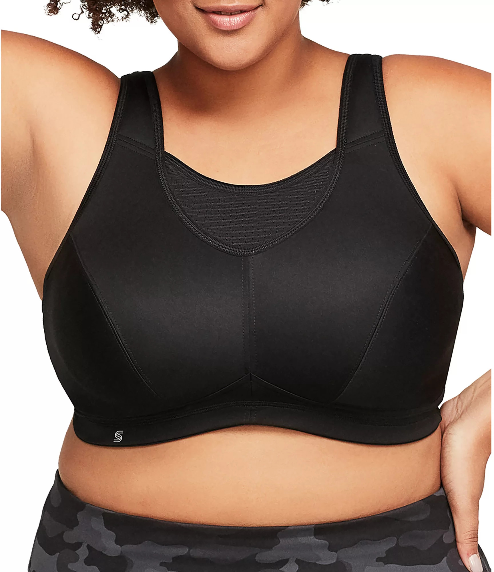 Glamorise Women's No-Bounce Camisole Elite High Support Sports Bra, 40DD, Black | Dick's Sporting Goods