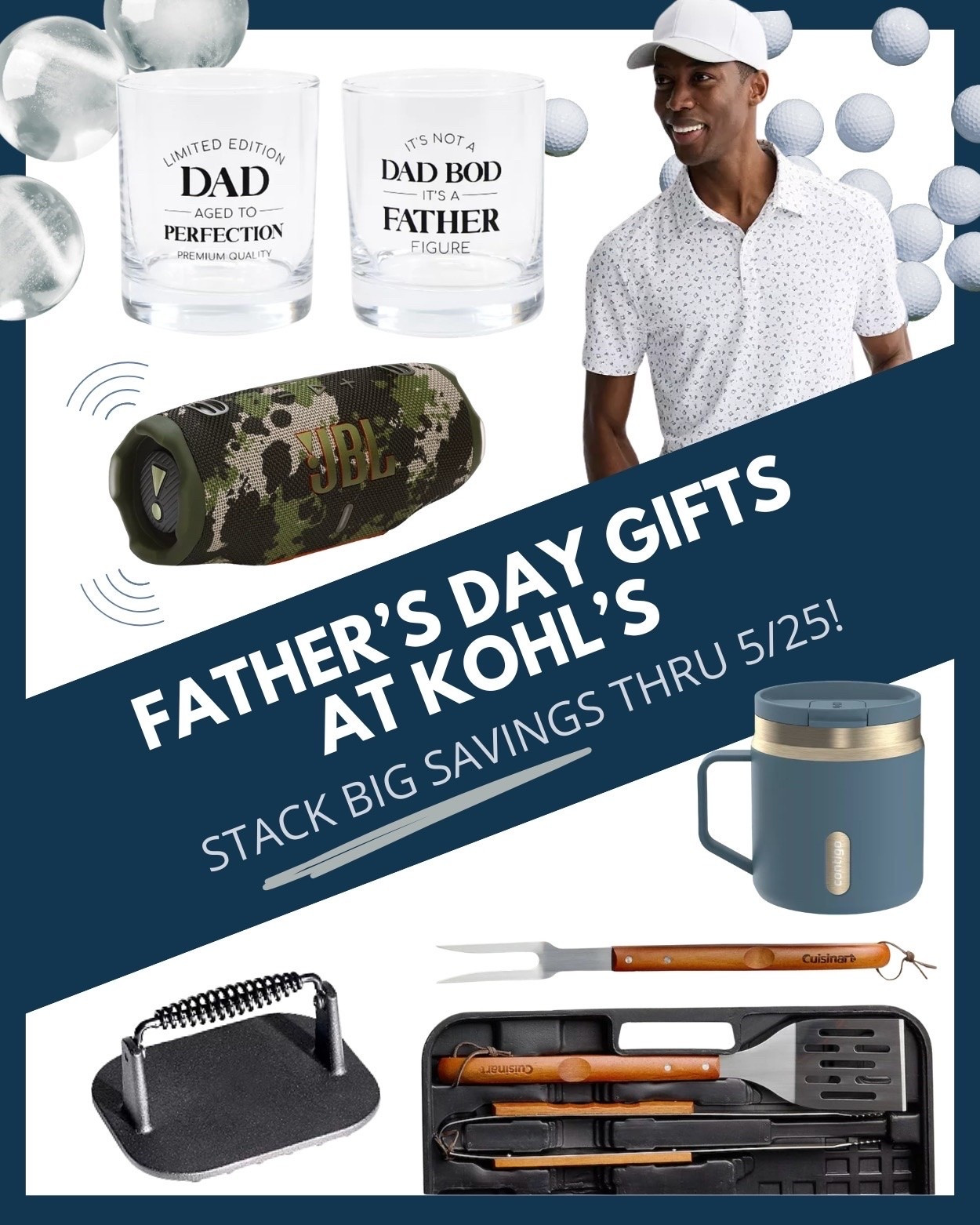 Father’s Day gifting made easy 🙌 From golf shirts and funny whiskey glasses to grill accessories, and more, @kohls has SO many great gift ideas for every kind of dad! 🏌️🥃🔥

And the deals are seriously good right now 👏 Stack these savings:

✨ GOSHOP10 - $10 off a $25+ purchase online or with the in-store shopping pass
✨ HOME15 - 15% off a home purchase online or with the in-store shopping pass
✨ Text SAVE02 to 56457 to score an extra 15% off when you sign up for texts
(Already subscribed? Text STOP, then SAVE02 again!)

PLUS through May 25th, earn $5 Kohl’s Cash for every $25 spent 🙌 (Redeemable 5/26–5/31) 

 #kohls #kohlspartner

#LTKMens #LTKSaleAlert #LTKfitnessgoals