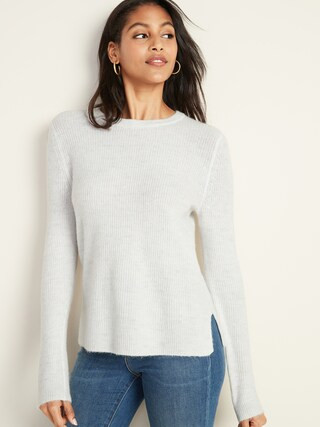 Soft-Brushed Crew-Neck Sweater for Women | Old Navy (US)