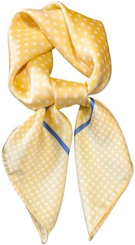 MINIDORA Satin Scarves for Women 27.5 × 27.5 inches Medium Square Elegant Silk Feeling Head Scar... | Amazon (US)