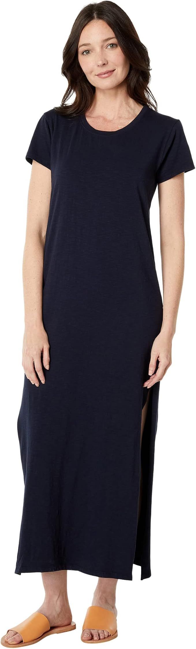 SUNDRY Women's Short Sleeve Maxi Dress with Slit | Amazon (US)