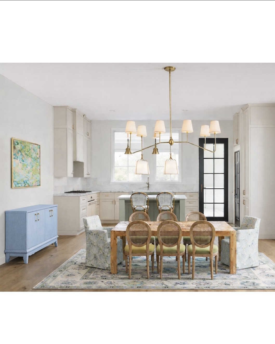 Rendering & design for a new build kitchen & dining room open concept! 

#LTKdayinmylife #LTKHome #LTKSaleAlert