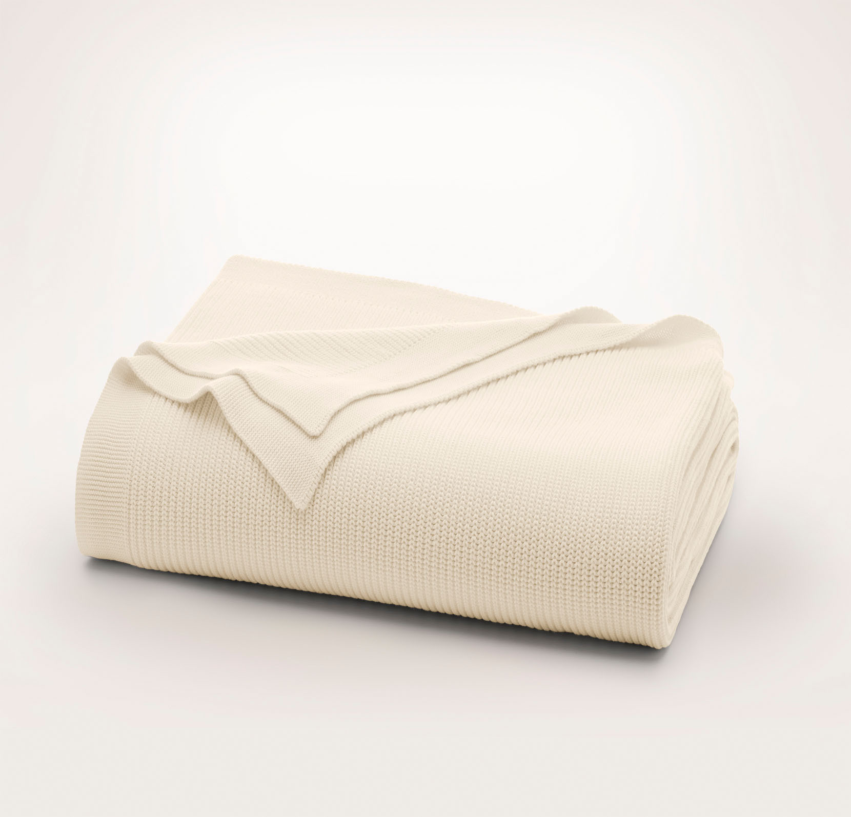 Ribbed Knit Bed Blanket | Boll & Branch