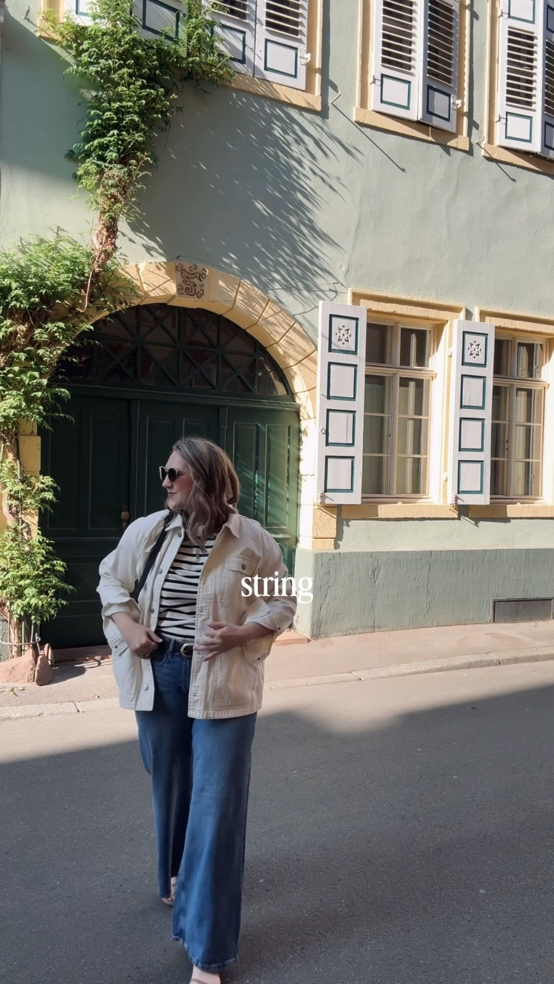 OOTD- Spring Capsule Day 3
Tee- Cos - tts 
Jeans - Old Navy tts 
Belt- Natalie Borton Designs 
Jacket - from Karla Reed - vintage RL but linking others 
Sandals - tkees - tts 
Bag- Clare V

#LTKootd #LTKTravel #LTKSeasonal