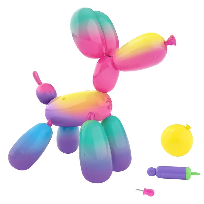 Squeakee Rainbowie the Balloon Dog Electronic Pet - Walmart.com | Walmart (US)