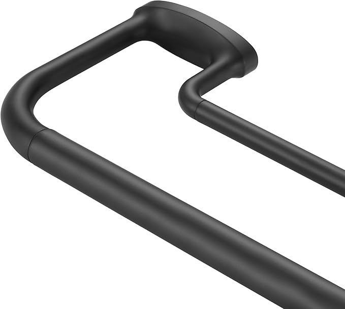 Double Curtain Rods, Wrap Around Curtain Rod for Windows, Internal Splicing 1'' Front and 5/8'' B... | Amazon (US)