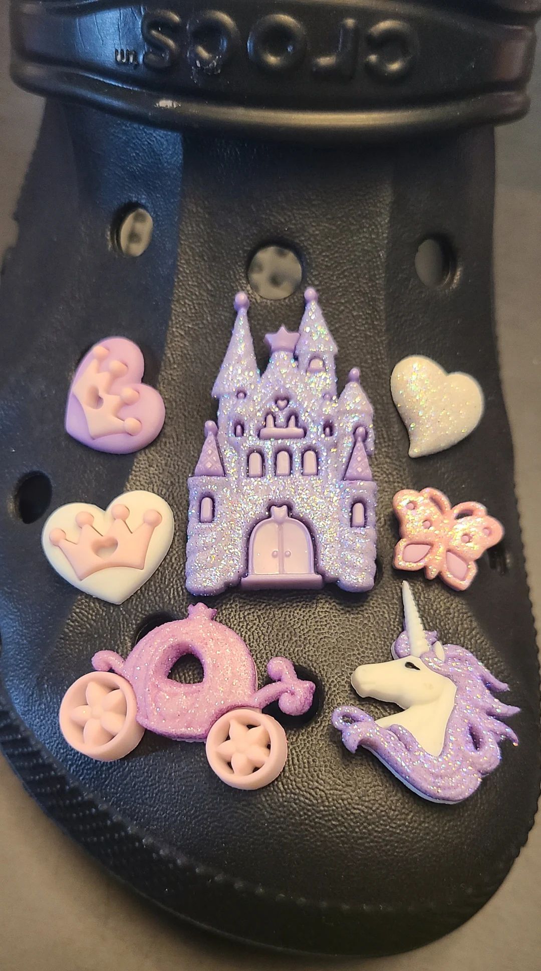 Croc Shoe Charms,  Castle, Carriage, Crown, Unicorn,  Hearts, Princess | Etsy (CAD)