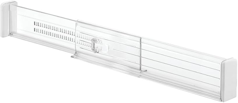 iDesign 62420EU Plastic Drawer Dividers, Deep Adjustable Drawer Organiser System Made of Durable ... | Amazon (UK)