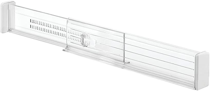iDesign 62420EU Plastic Drawer Dividers, Deep Adjustable Drawer Organiser System Made of Durable ... | Amazon (UK)