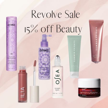 15% off beauty and Revolve 

#revolve #sale 



#LTKbeauty #LTKsalealert