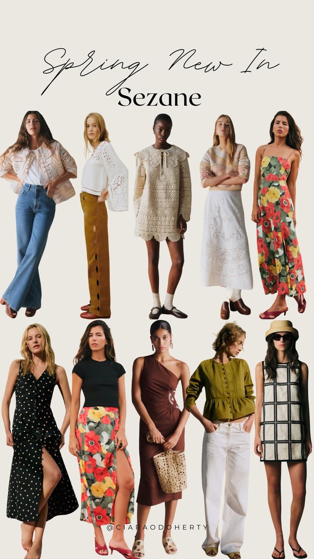 Spring New In: Sezane

Sezane, jeans, spring new in, crochet dress, floral skirt, floral dress, suede trousers, midis dress, jacket, jumpsuit, polka dot dress, maxi skirtt

#LTKireland #LTKeurope #LTKspring