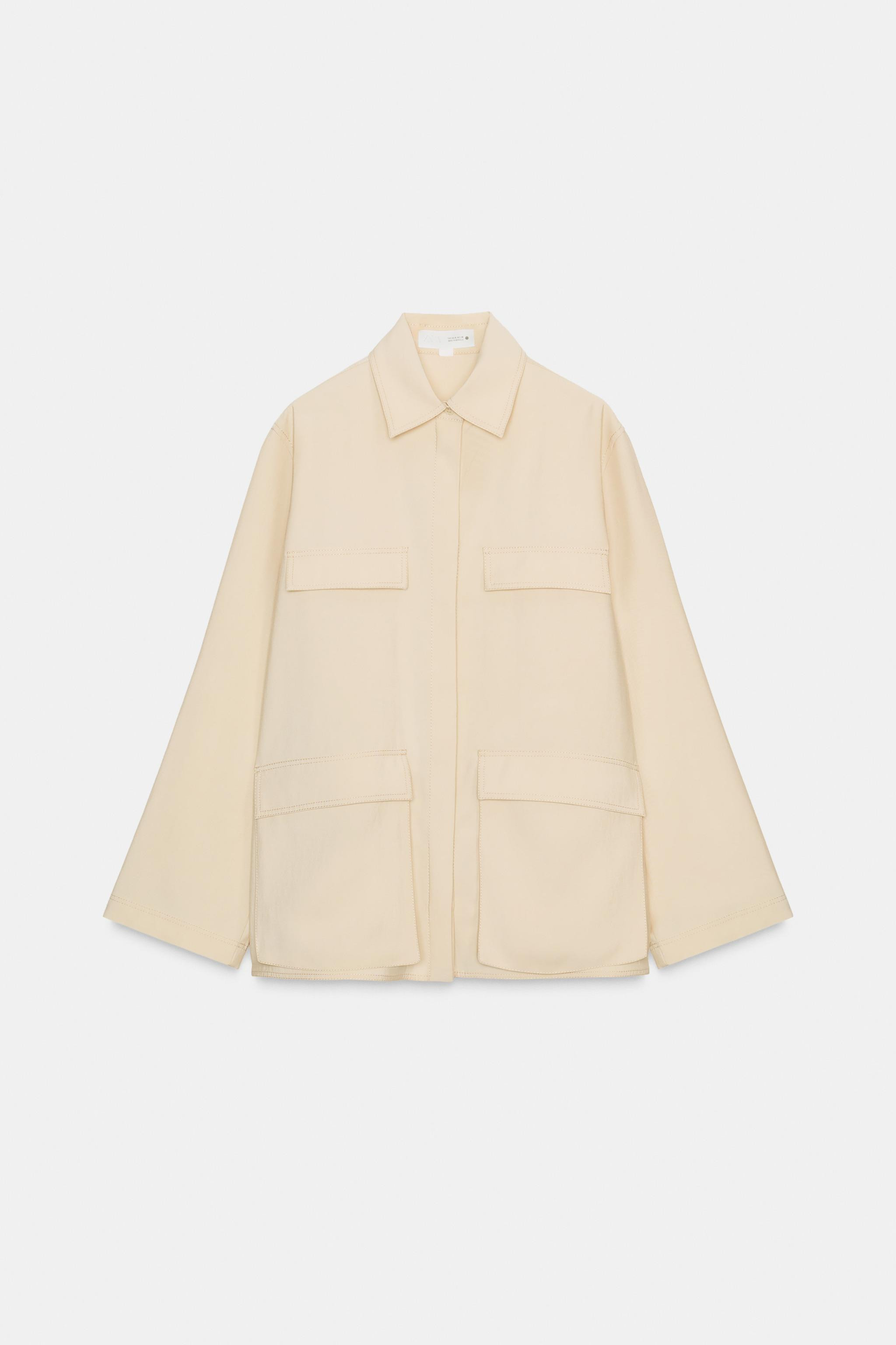 FLOWY POCKET SHIRT ZW COLLECTION | Zara US