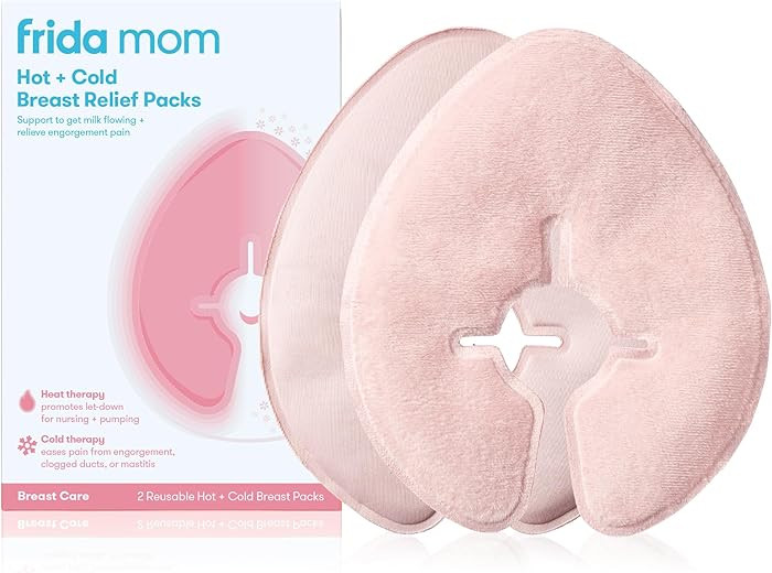 Frida Mom Breast Therapy Packs, Breast Pads, Cold & Hot Pack for Pain Relief, Breastfeeding Essen... | Amazon (US)