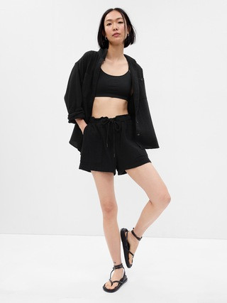 Crinkle Gauze Big Shirt | Gap (US)