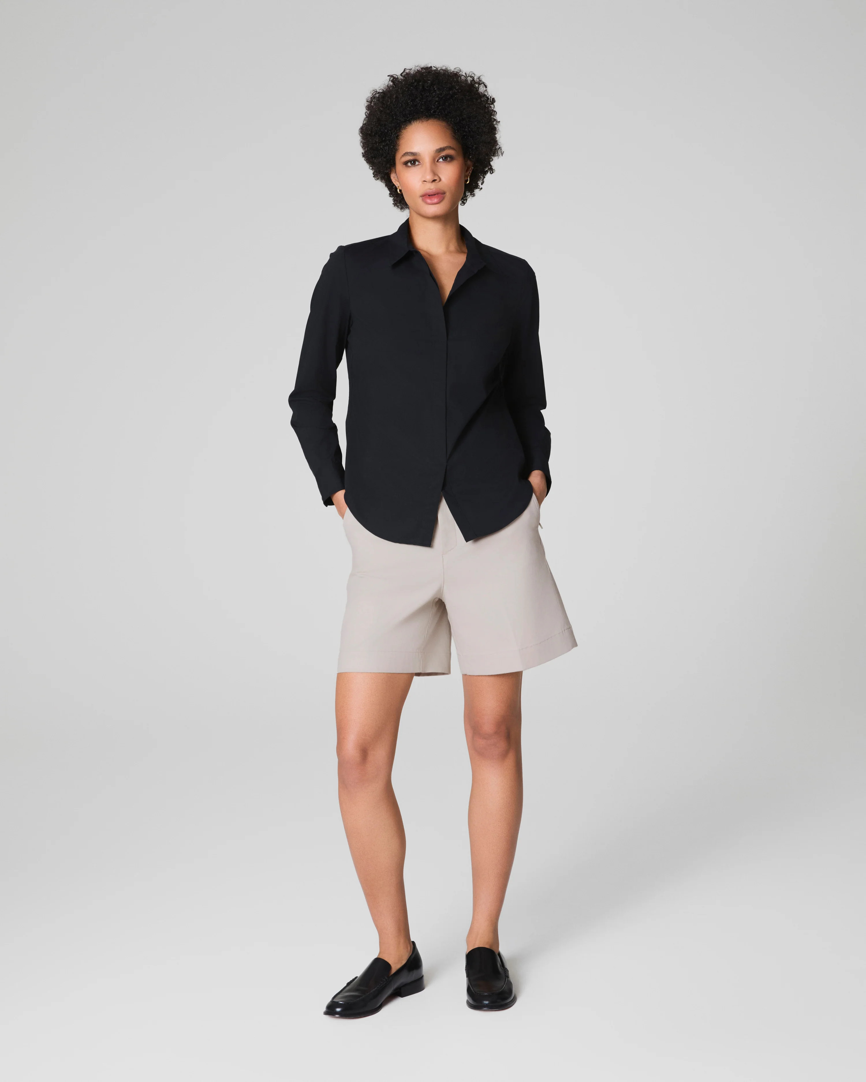 Poplin No-Gape Shirt – Tailored, Crisp & Polished | SPANX | Spanx