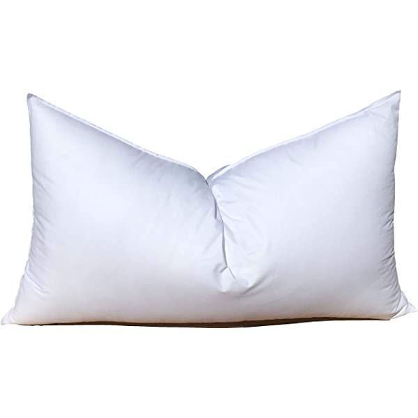 Pillowflex Synthetic Down Pillow Insert for Sham Aka Faux/Alternative (14 Inch by 20 Inch) | Amazon (US)