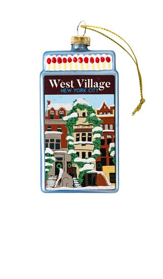 West Village Matchbook Ornament in Blue | Revolve Clothing (Global)