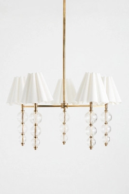 Giulia Cut-Glass Shaded Chandelier | Anthropologie (US)