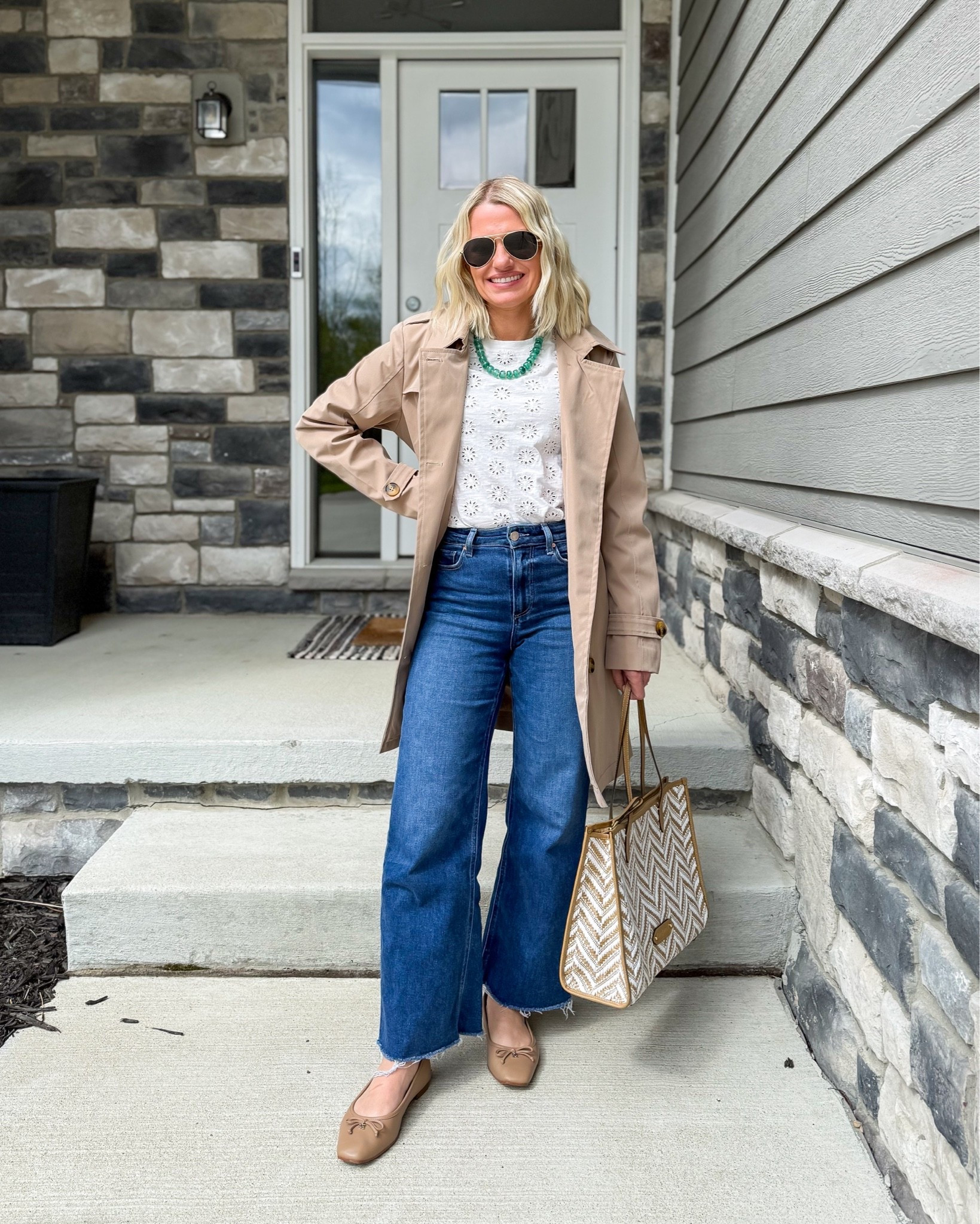 What I wore this week to my kids art show! 
Top-XSMALL
Jeans- 25
Coat- small

#LTKootd #LTKPetite #LTKOver40