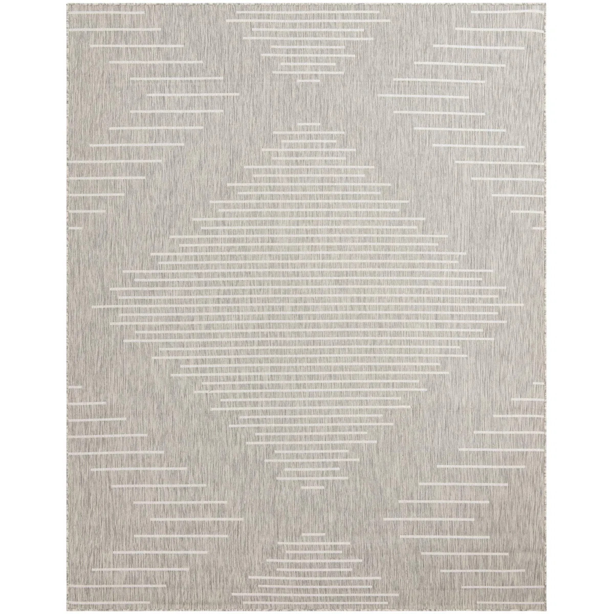 Ava-Mary Striped Gray Indoor / Outdoor Area Rug | Wayfair North America