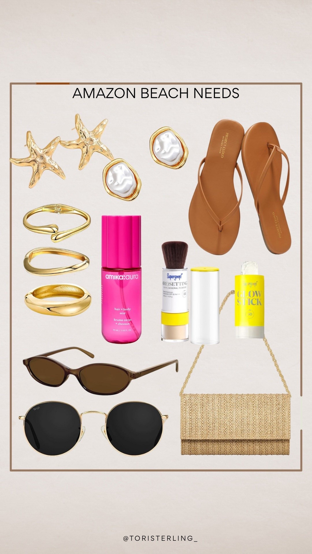 Amazon beach must haves! 

#LTKBeauty #LTKSeasonal #LTKootd