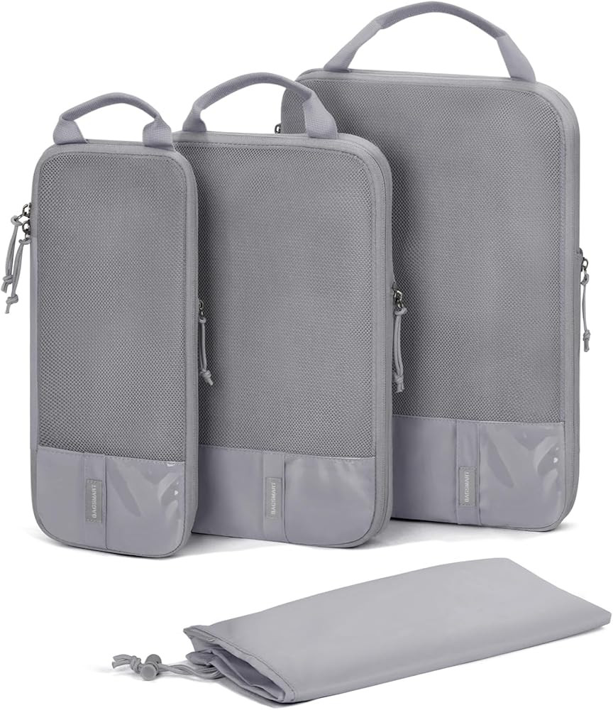 BAGSMART 6 Set /4 Set/2 Set Compression Packing Cubes for Travel, Lightweight Luggage Organizer B... | Amazon (US)