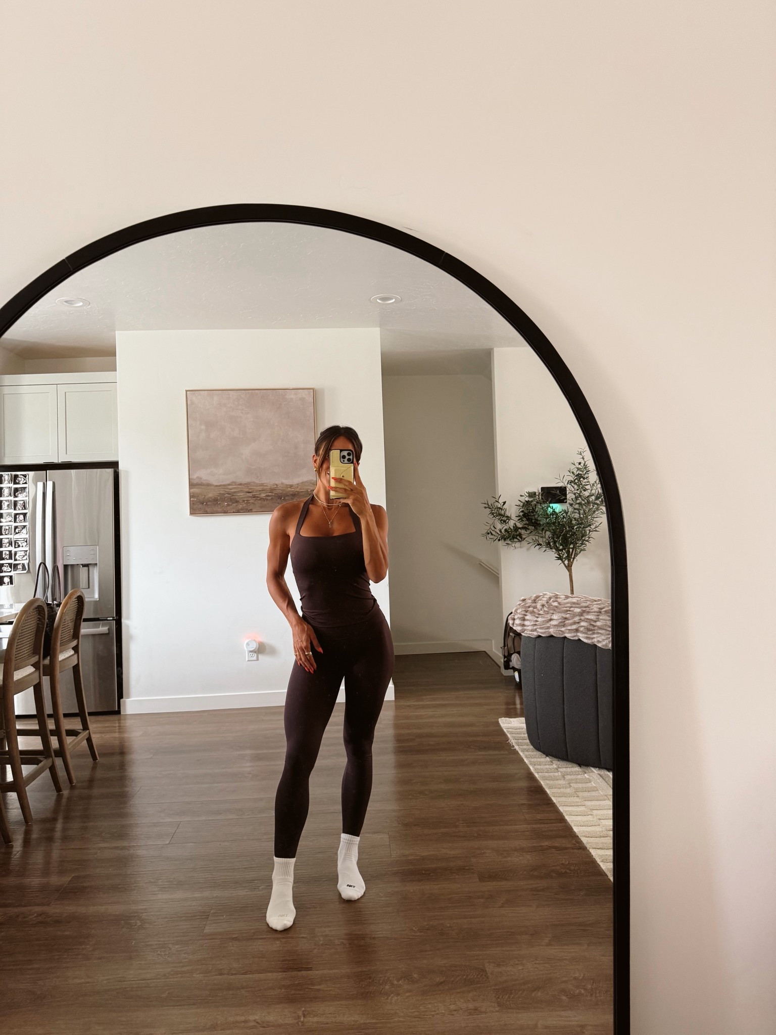 Walking ootd 🤎 
Small leggings medium top 🫶🏽