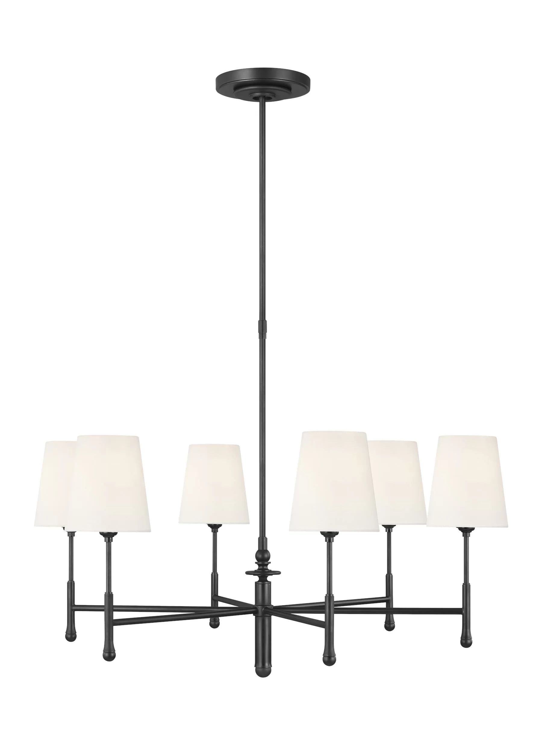 Visual Comfort Studio Capri 6 - Light Shaded Classic Chandelier by Thomas O'Brien | Wayfair | Wayfair North America