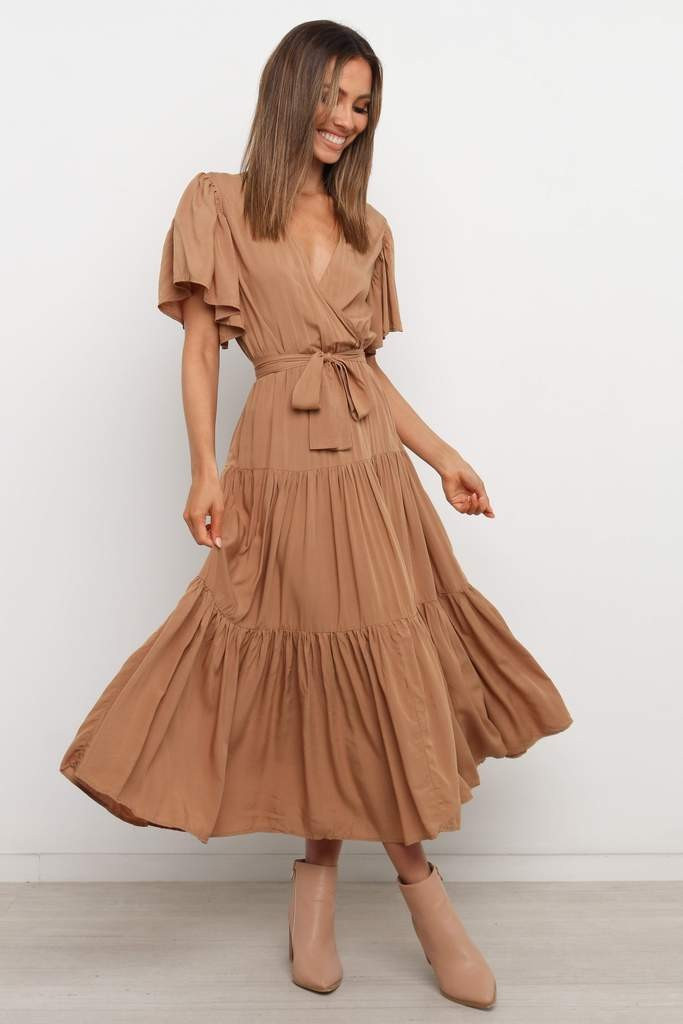 Barker Dress - Tan | Petal & Pup (US)