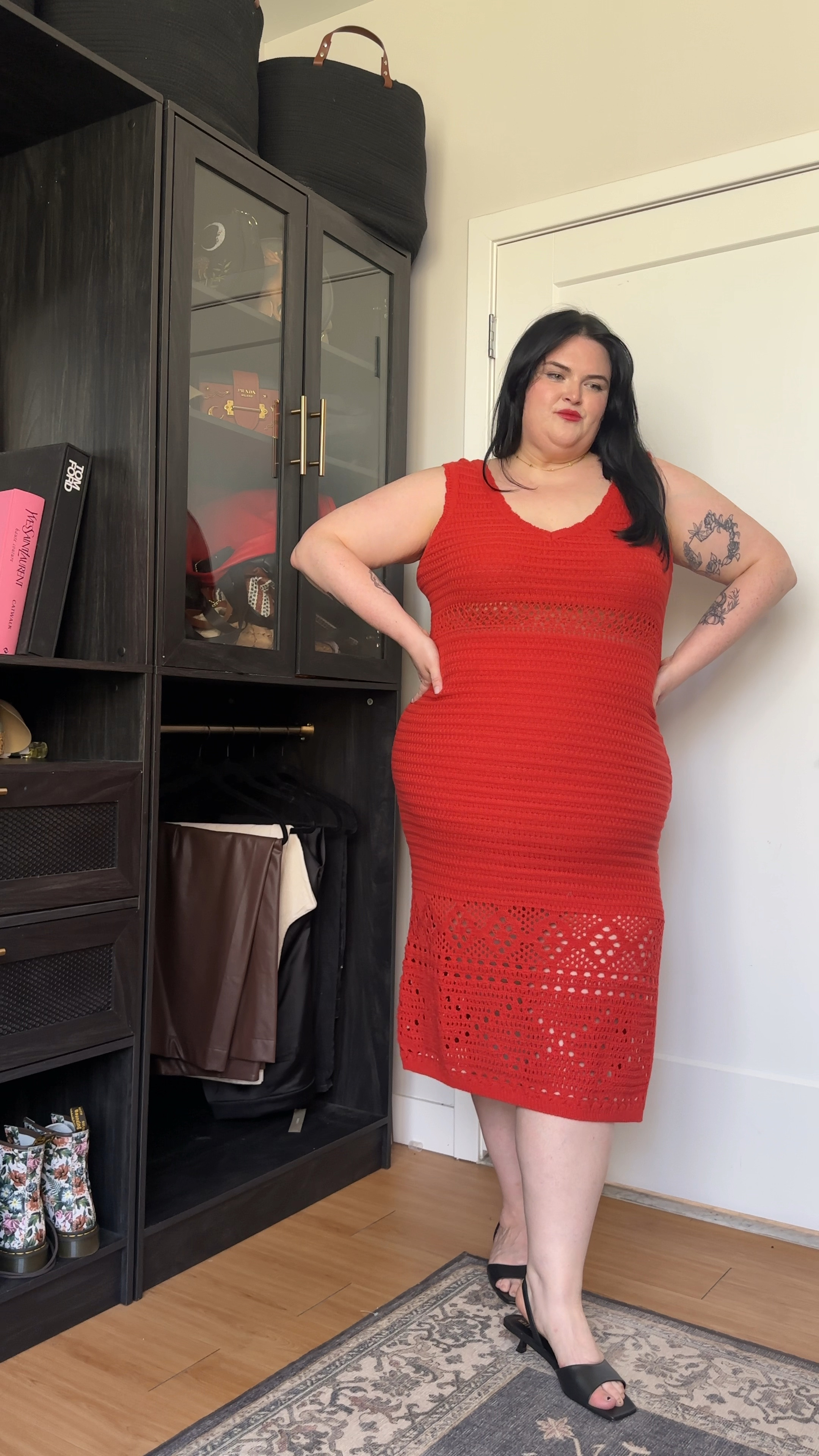 Sundress from Walmart. Wearing XXL. Would have sized up to XXXL so it’s less clingy. Love the color so much. And the crochet vibes. This is such a beautiful piece for the price. Would have just wanted it less clingy in the tummy  

#LTKfindsunder50 #LTKplussize