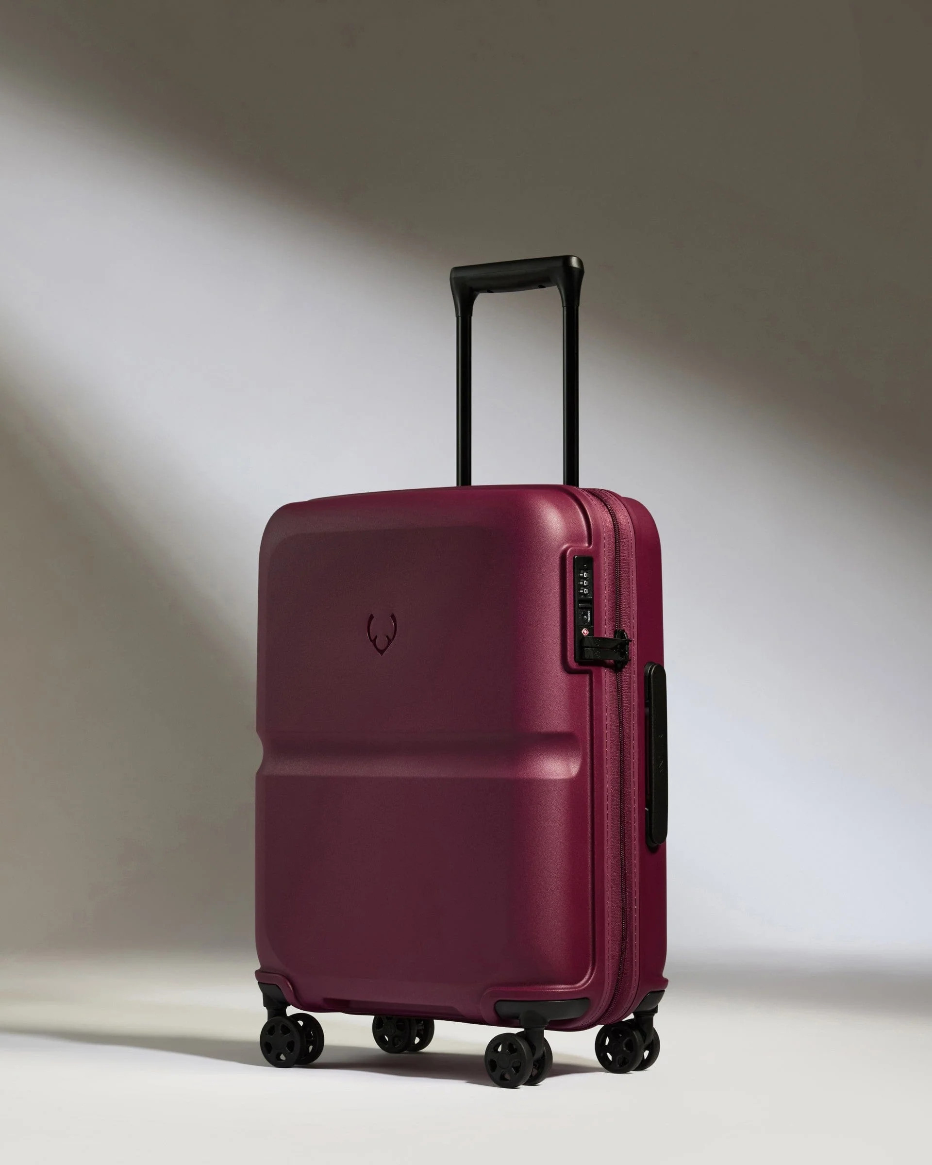 Cabin Suitcase in Purple - Single Stripe | Cabin Bag & Hard Luggage | Antler UK