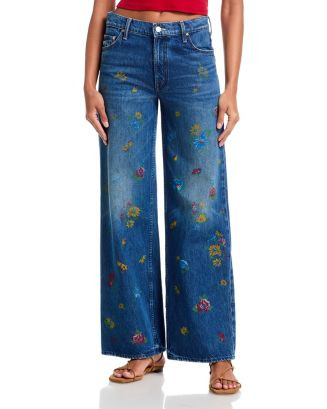 The Rerun Zip Sneak High Rise Jeans in Field of Flowers | Bloomingdale's (AU)